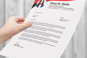 Minimal Resume/CV Template, a Resume Template by designvillage (Thumbnail 2 of 12)