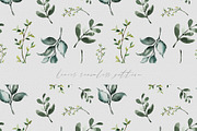 Watercolor Greenery Leaves, an Animal Illustration by WalaPalette (Thumbnail 5 of 9)