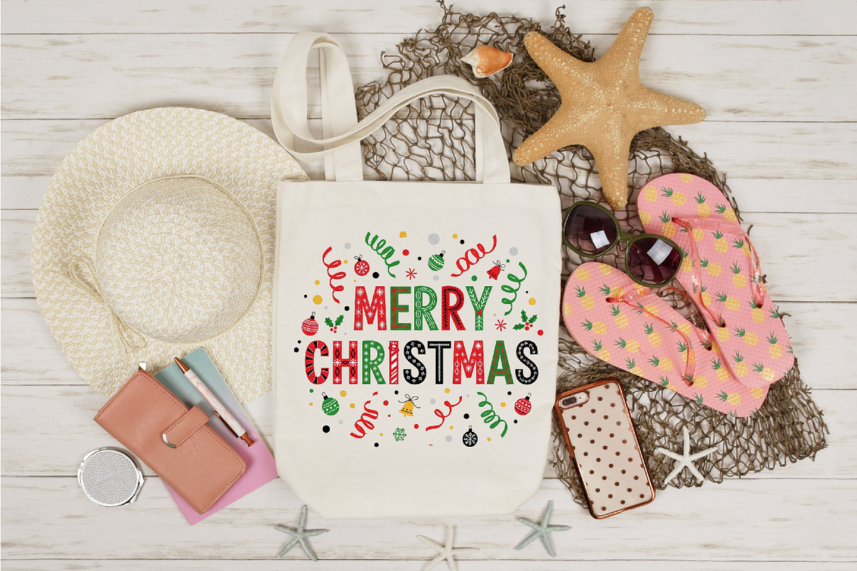 Merry Christmas PNG, an Illustration by Designking (Photo 2 of 4)