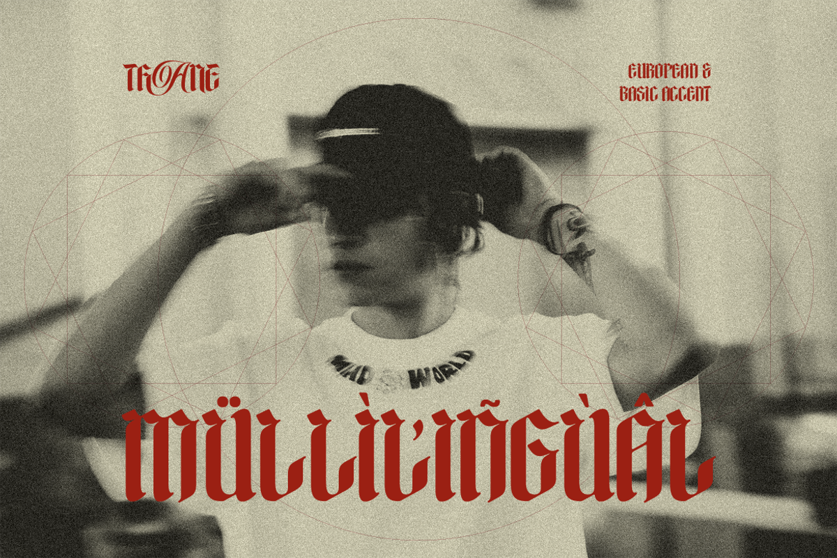 Thane - Gothic Hybrid Style, a Blackletter Font by Burntilldead (Photo 9 of 12)