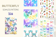 Butterfly Retro 70, a Pattern Graphic by mila_leev (Thumbnail 1 of 8)