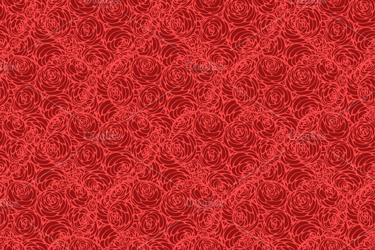 Seamless floral pattern set preview 2