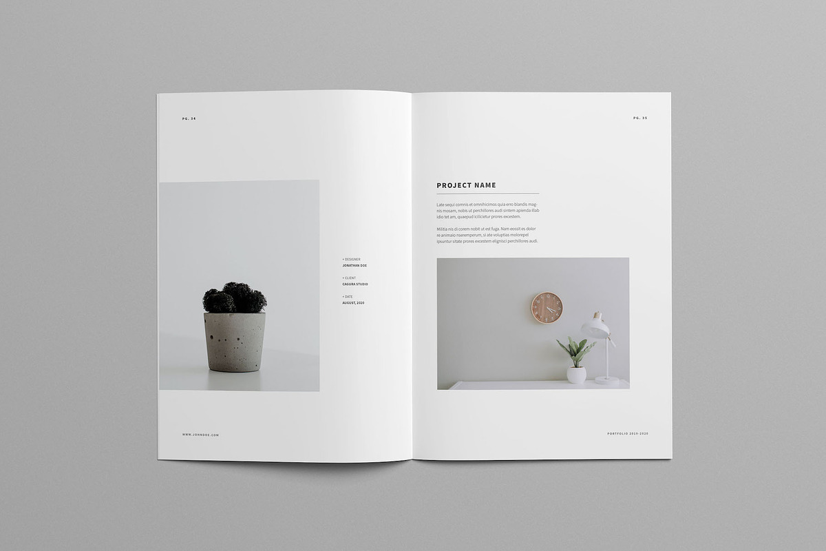 Minimal Portfolio, a Brochure Template by Meenom Templates (Photo 13 of 20)