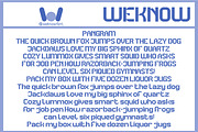 Slide Show font, a Sans Serif Font by weknow (Thumbnail 6 of 8)