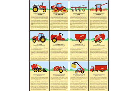 Big Tractor and Slurry Tanker Vector