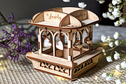 Laser Cut Earrings Jewelry Stand, an Object Graphic by VectorPainter (Thumbnail 3 of 14)