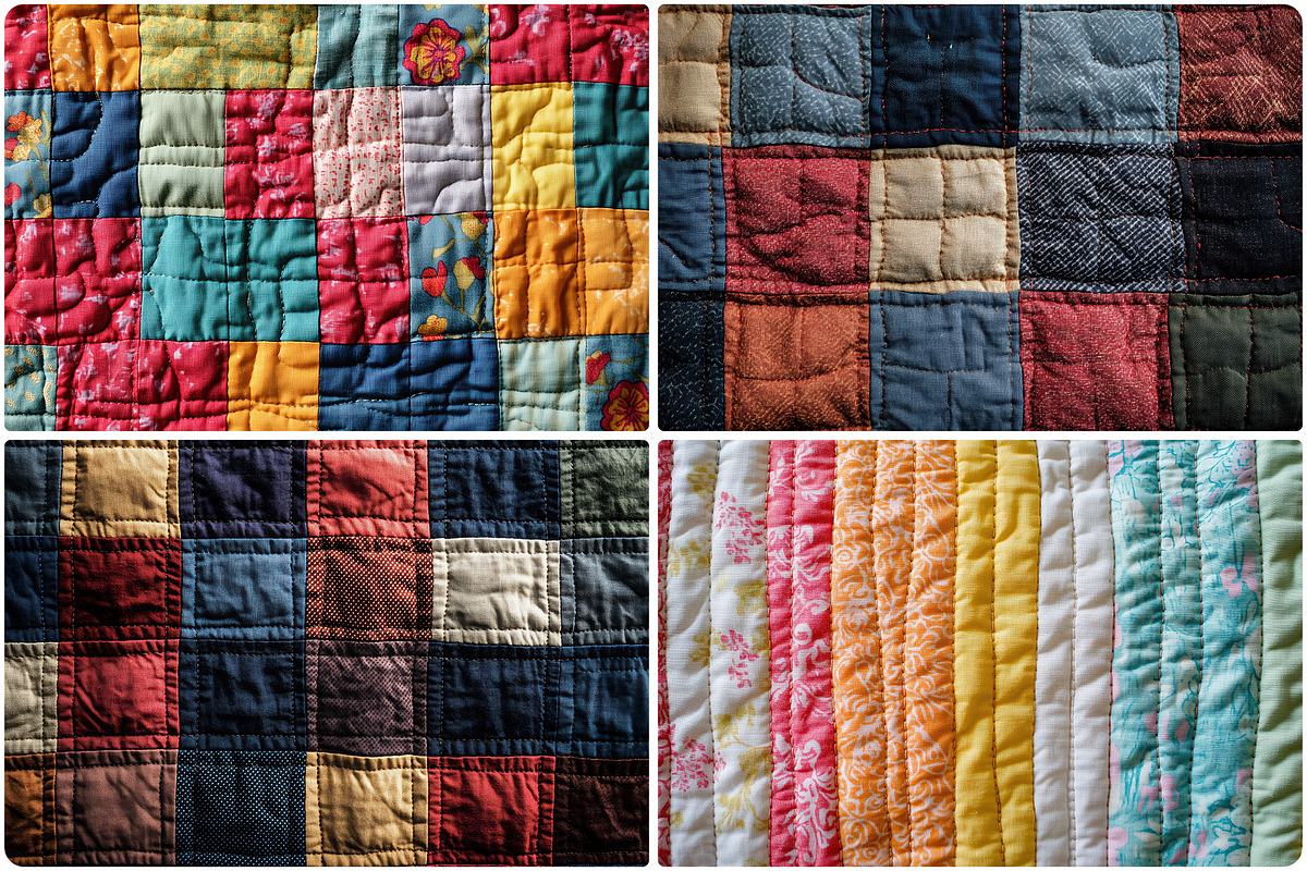30 Quilting Texture Backgrounds, a Texture Graphic by Textures & Backgrounds (Photo 9 of 10)