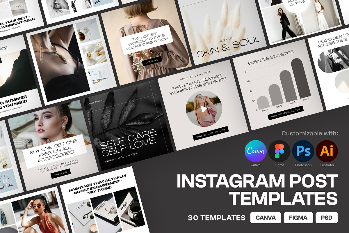 Instagram Post Template Social Media, a Social Media Template by Miyaji75 (Photo 1 of 9)