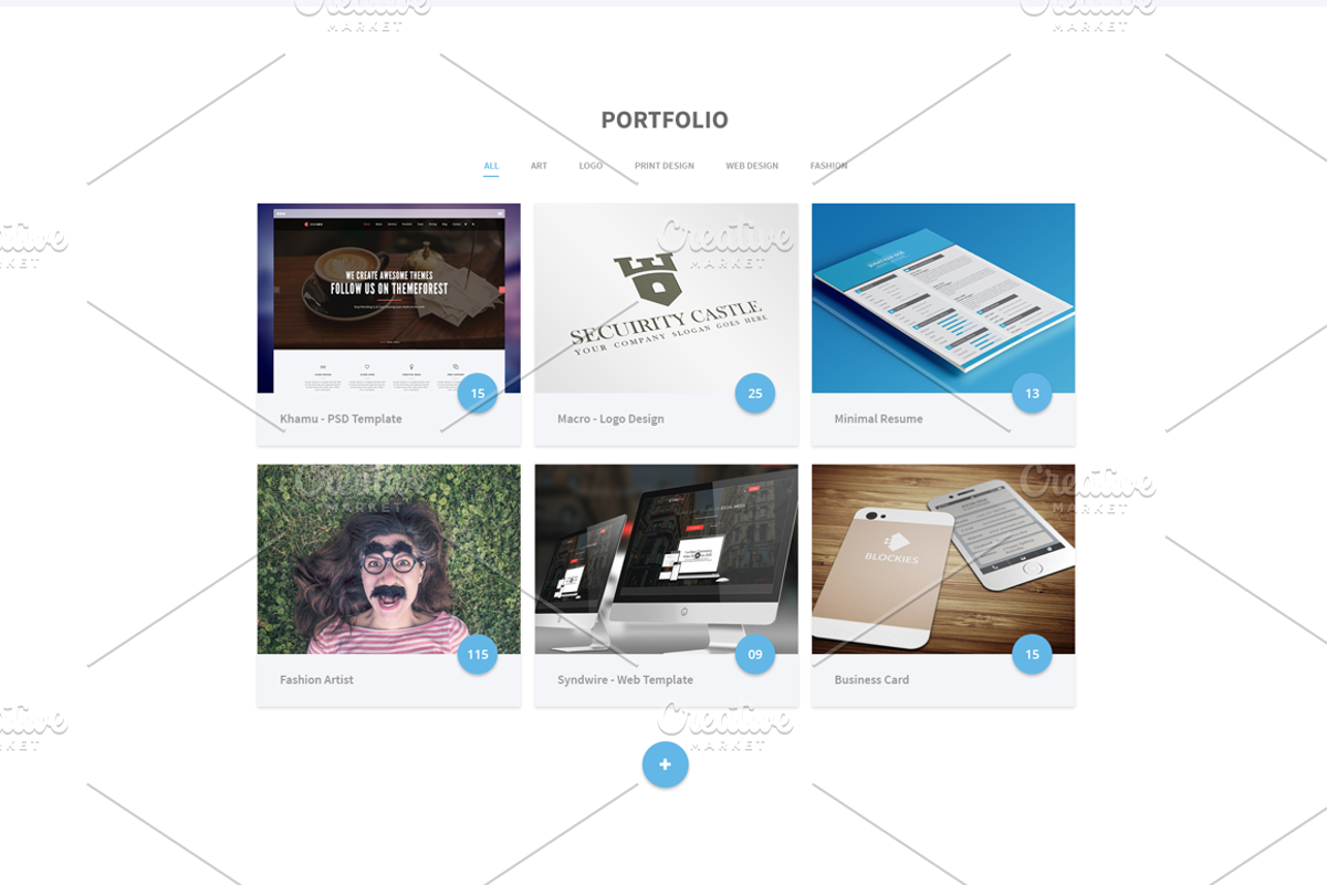 Chomok - Material Landing Page PSD, a Landing Page Template by Pentaclay (Photo 6 of 7)