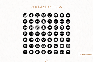 Social Media Icons, a Solid Icon by Wumi Studio