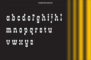 Ziga - Futuristic Display Typeface, a Slab Serif Font by Griyo Type (Thumbnail 5 of 10)