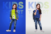Kids Girl T-Shirt PSD Mockups Vol1.2, a Shirt Mockup by Hi, Mock-Up! (Thumbnail 9 of 12)