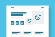 Wireframe Website Structure Design, a Wireframe Template by MightyDesign (Thumbnail 2 of 10)