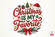Christmas Is My Favorite PNG Design, a Seasonal Illustration by DreamPrint404 (Thumbnail 2 of 6)