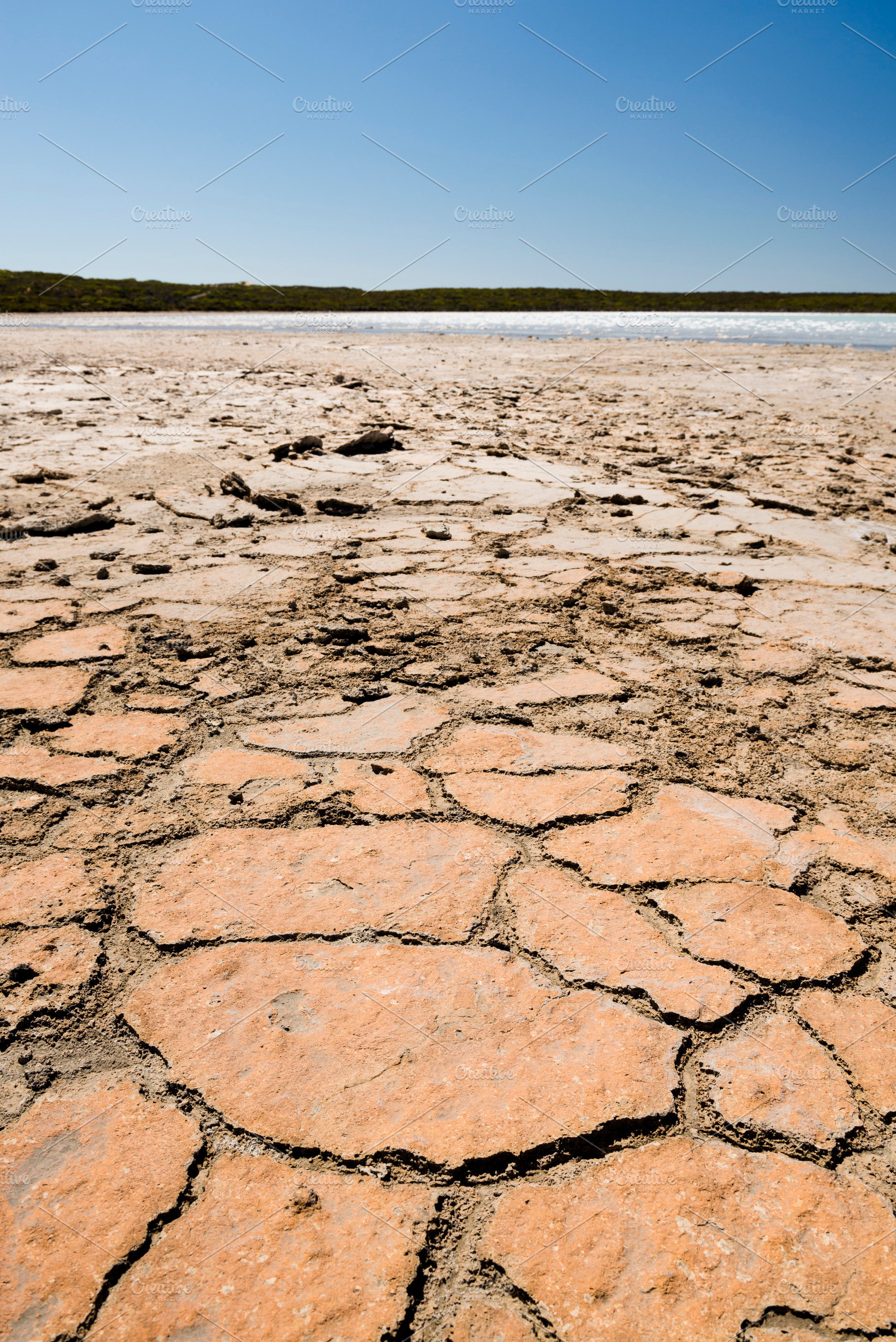 Cracked Dry Ground Drought, a Nature Photo by THP Creative