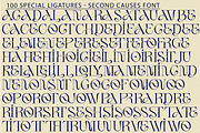 Second Causes Font, a Serif Font by 177Studio (Thumbnail 8 of 8)