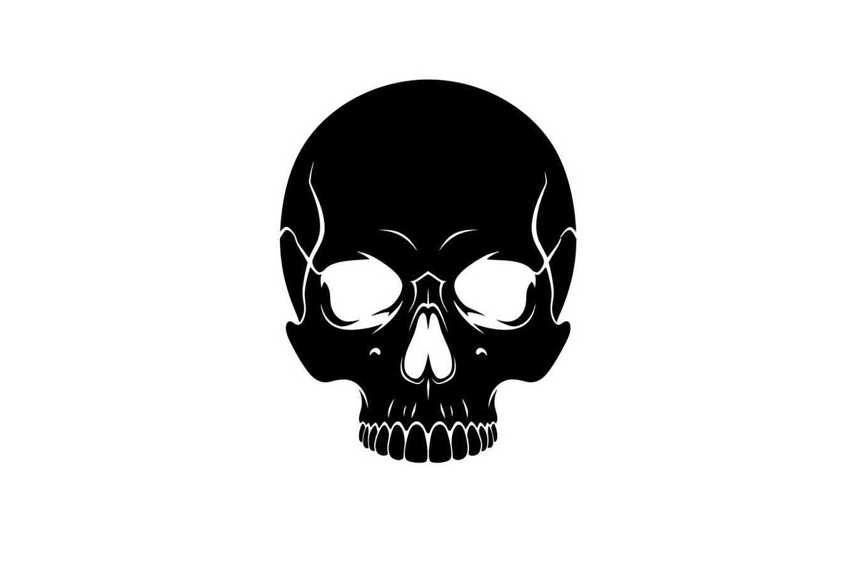 50 Skull Head Silhouette Vector Bund, an Illustration by Creativeshirt (Photo 36 of 51)