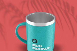 Metallic Mug Mockup