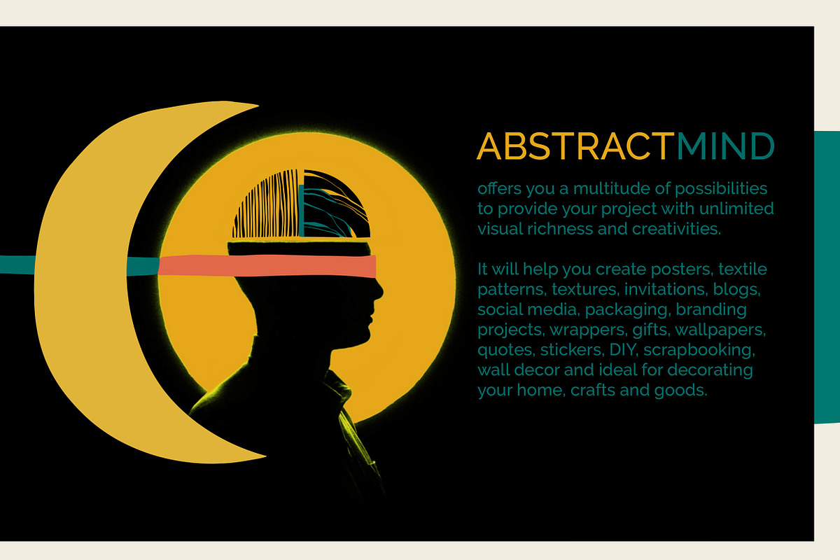 Abstract Mind. Modern Graphic Set, an Object Graphic by AnMark