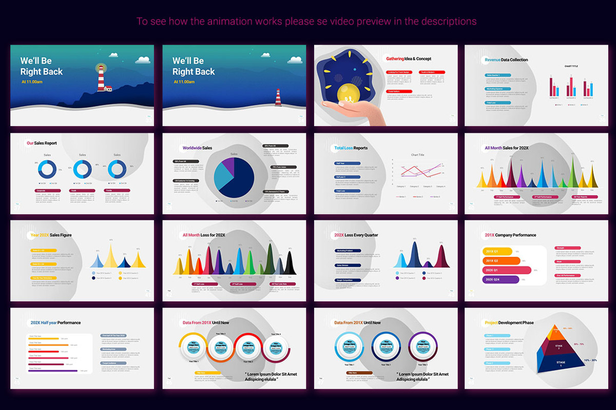 Animated PowerPoint Template, a Presentation Template by SCworkspace (Photo 5 of 25)