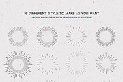 Vintage Sunburst Creator, an Object Graphic by Vintage Voyage Supply (Thumbnail 4 of 4)