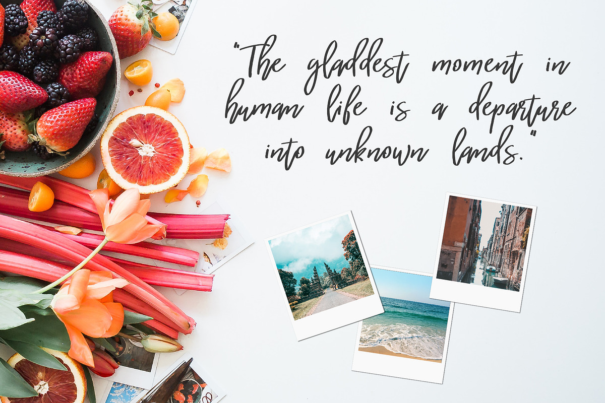 Rugged | a hand-written font preview 3