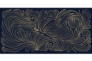 Flowers and Leaves Line Luxury Art, a Pattern Graphic by Marylia (Thumbnail 6 of 27)
