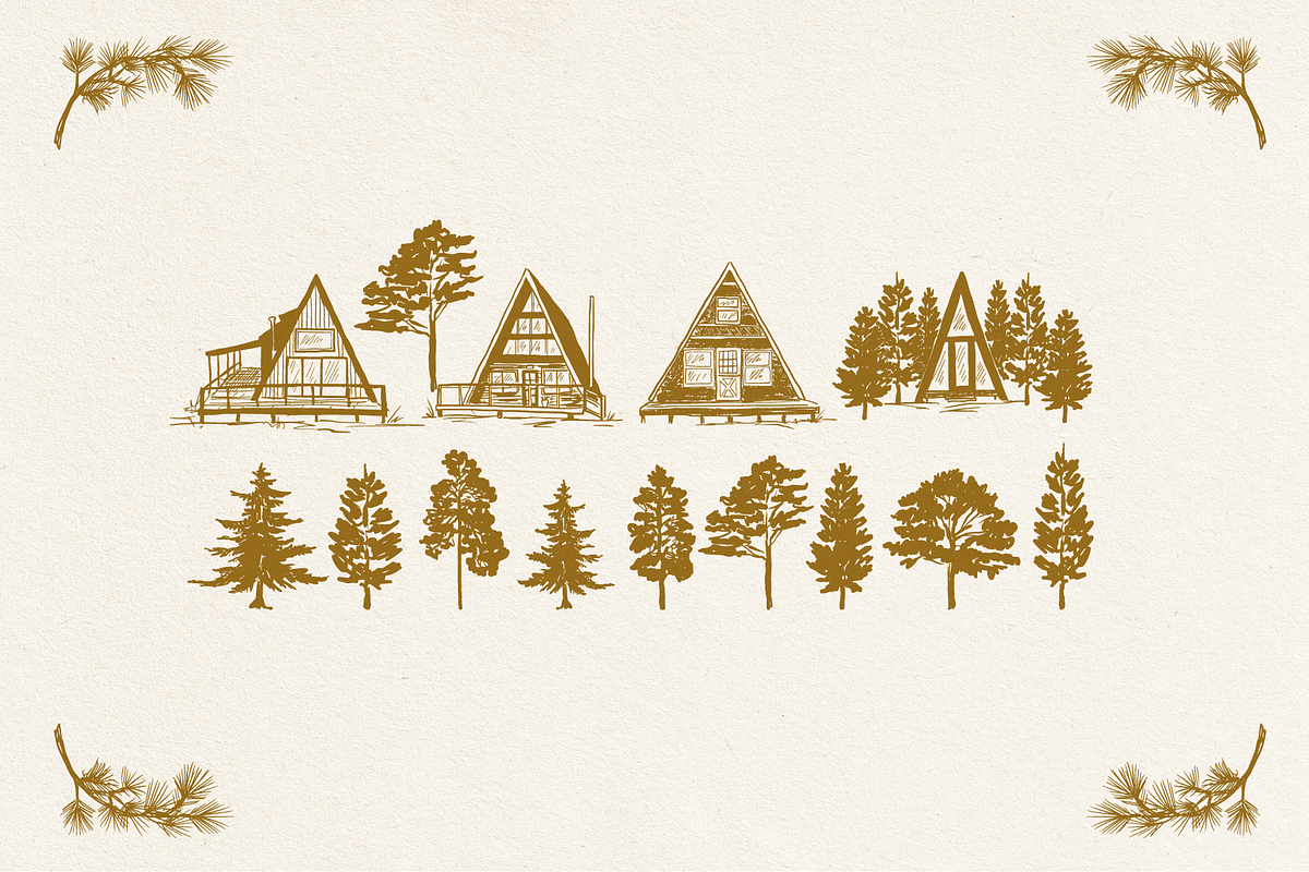 Camping Hand Drawn Illustrations, an Object Illustration by Antiquaria (Photo 6 of 14)