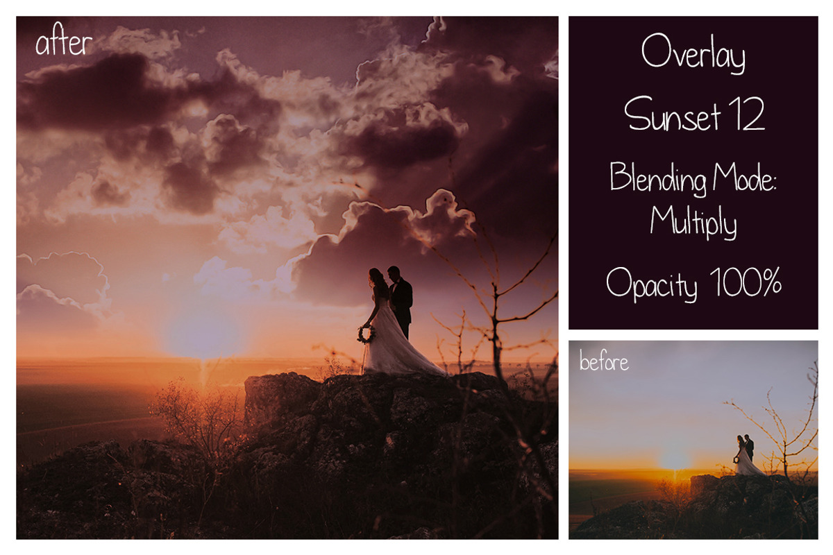 30 Dramatic Sunset Sky Overlays, a Texture Graphic by LovePhotoMoment (Photo 14 of 14)