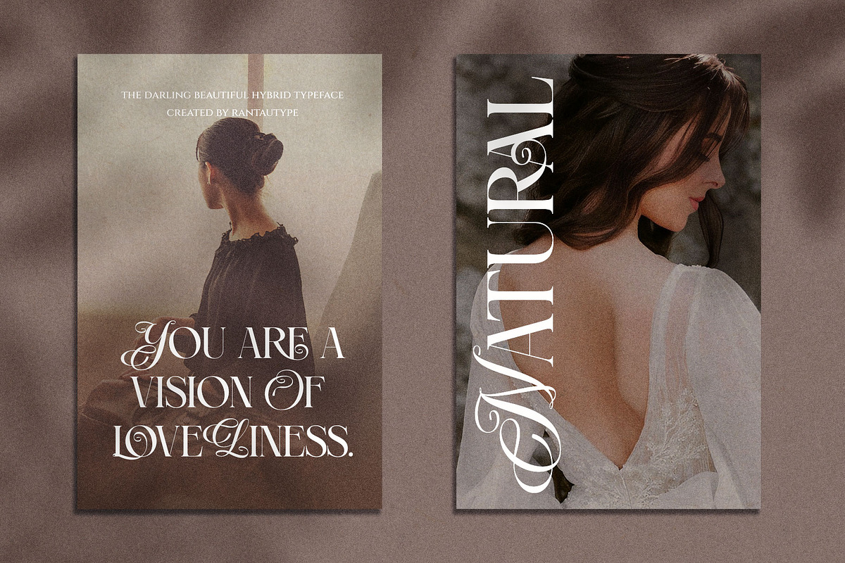 The Darling Beautiful Hybrid Serif, a Serif Font by RantautypeStudio (Photo 10 of 19)
