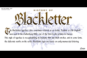 Sulat Kahel- Blackletter Typeface, a Blackletter Font by Lurinzu Studios (Thumbnail 2 of 9)