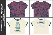 Croptop V2 - Mockup, a Shirt Mockup by DaldSgh (Thumbnail 4 of 10)