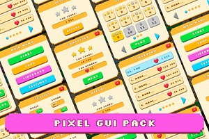Pixel Game UI pack