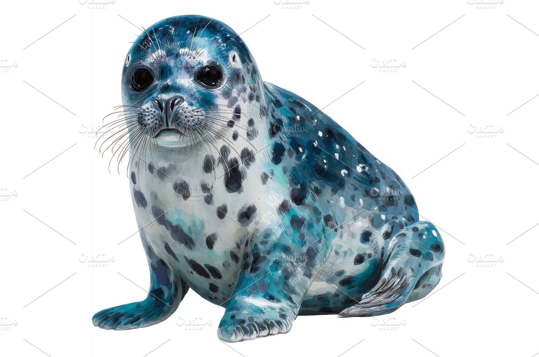 A playful sea lion is depicted in a, an Animal Photo by ZinetroN