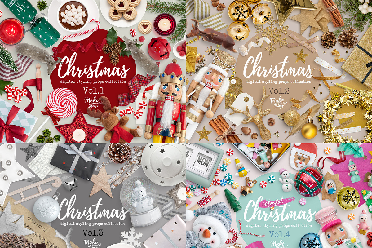 Bundle / Christmas Scene Creators, a Product Mockup by Make Beautiful Things (Photo 2 of 7)