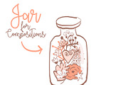 Sweet Pink Garden Wedding Clipart, an Illustration by Bamboobear Books Shop (Thumbnail 3 of 6)