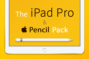 iPad Pro & Apple Pencil Vector Pack