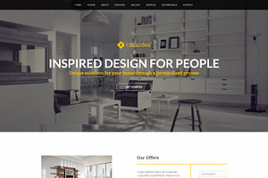 Creators Responsive Landing Page