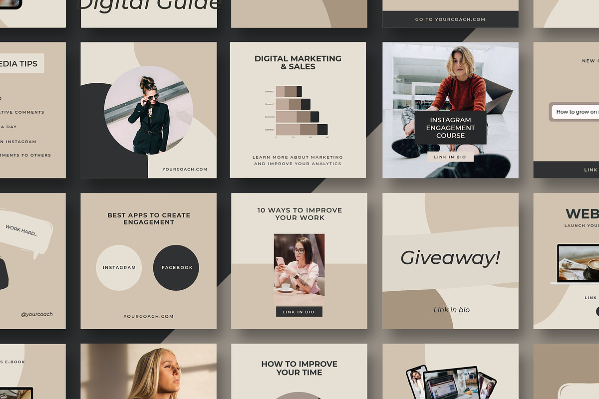 Coach Social Media Kit, a Social Media Template by Design District (Photo 17 of 21)