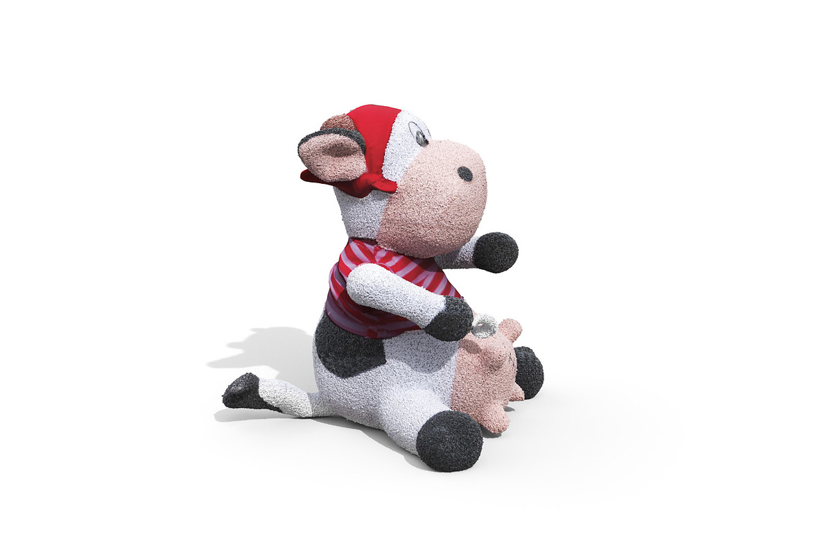 Toy Pirate Cow, an Animal 3D Model by 3DCargo (Photo 5 of 16)