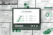 Green PowerPoint Template, a Presentation Template by Artemis-products (Thumbnail 1 of 7)