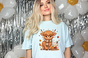 Fall Highland Cow Ghost Halloween, an Illustration by designcity5 (Thumbnail 5 of 8)