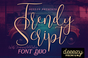 Trendy Script Font Duo