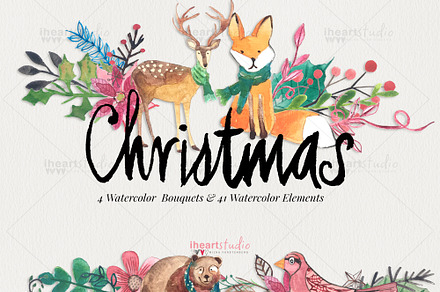 Christmas Watercolors