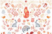 160 Hand Drawn Vector Elements, an Animal Illustration by Irina Skaska (Thumbnail 11 of 13)