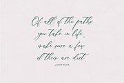 Palm Desert Modern Calligraphy Font, a Script Font by Beck McCormick (Thumbnail 7 of 10)
