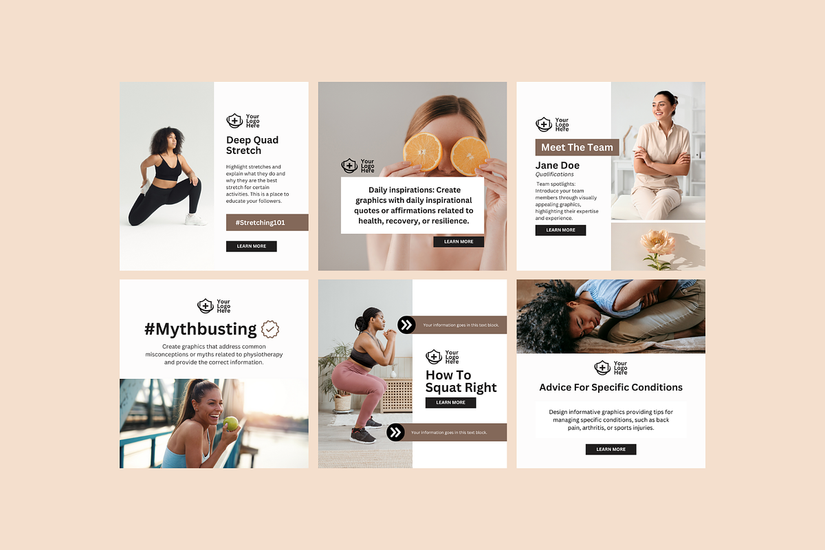 Physiotherapy Social Media, a Social Media Template by Sincerely Media (Photo 7 of 9)