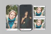 Social Media Post Mockup, an iPhone Mockup by lamorastudio (Thumbnail 4 of 11)