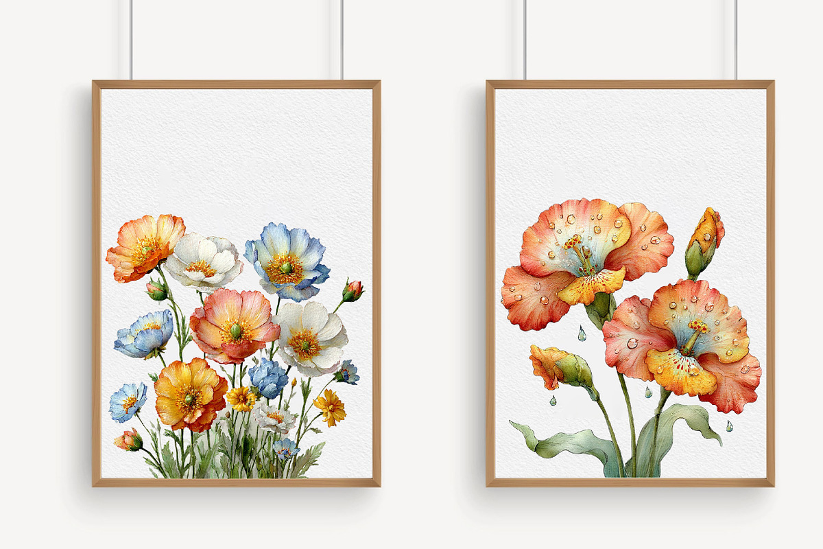 Whimsical Spring Flowers Clipart, an Illustration by Libby Wishes (Photo 3 of 8)