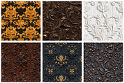 Carved Wood Digital Paper, a Texture Graphic by designcity5 (Thumbnail 3 of 5)